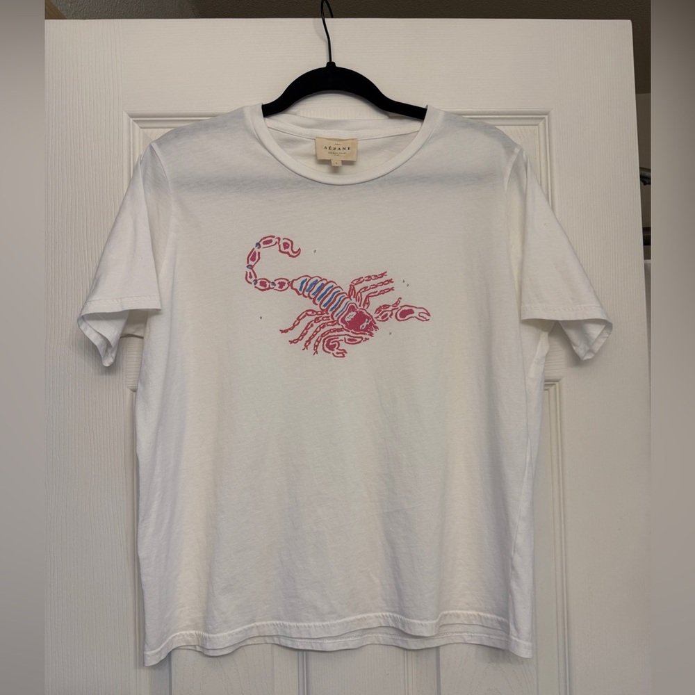 Sezane *RARE* Scorpio Graphic Tee | Size L